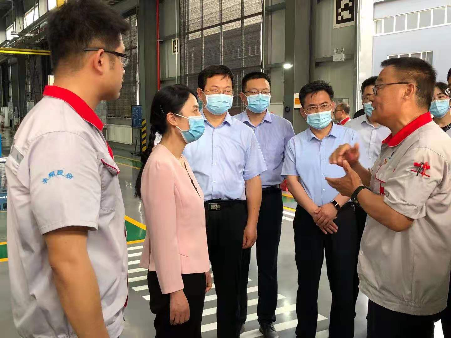 省委常委、組織部部長陳安麗蒞臨我司調(diào)研企業(yè)黨建及運行情況